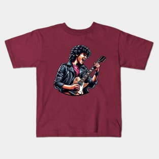 Bon Jovi Playing Guitar Kids T-Shirt